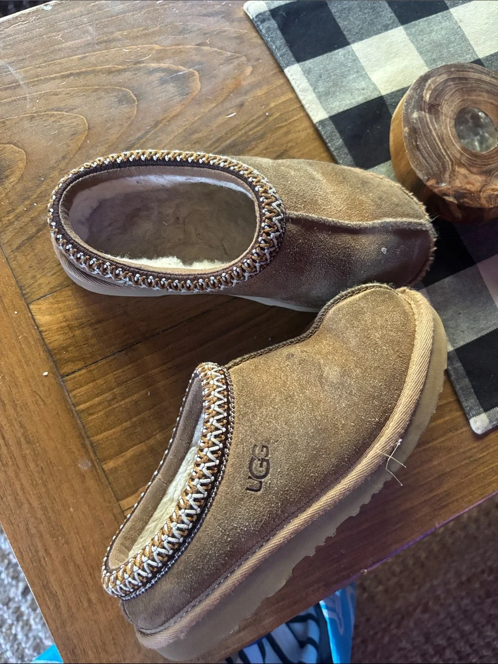 UGG Tasman II slipper Chestnut Brown Suede Slip-On